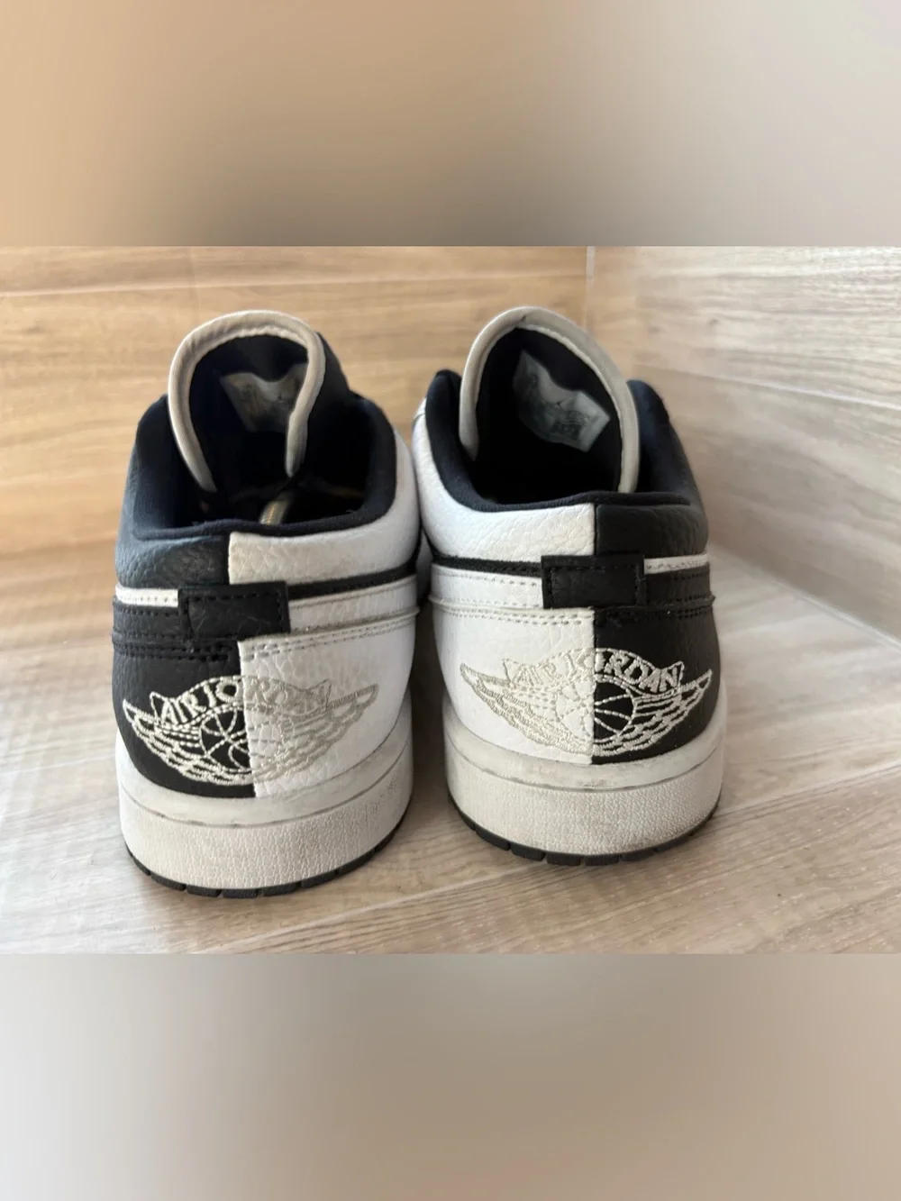 Nike Air Jordan 1 Low SE Homage White Black Split Shoes DR0502-101 Women's 10.5 - Picture 10 of 14